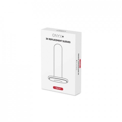 Комплект сменных рукавов плотноприлегающих для интерактивного мастурбатора Onyx+ от KIIROO (3 шт)
