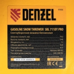 DENZEL SBL 711DT PRO снегоуборщик бензиновый 13 л.с, ковш 76.2 см, выброс 15 м, 6 вперед/2 назад 97656