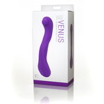 Фиолетовый вибратор для стимуляции точки G Venus - 20,3 см. (Цвет: фиолетовый)