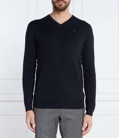 Хлопковый свитер Karl Lagerfeld - темно-синий(655003 534399)