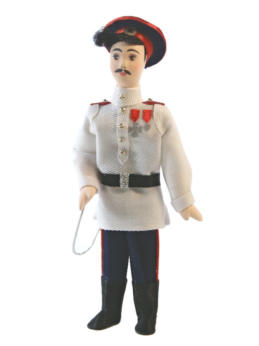 Кукла фарфоровая Донской казак