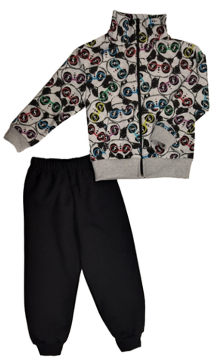 Спортивный костюм 2185/11 панды, цветные очки