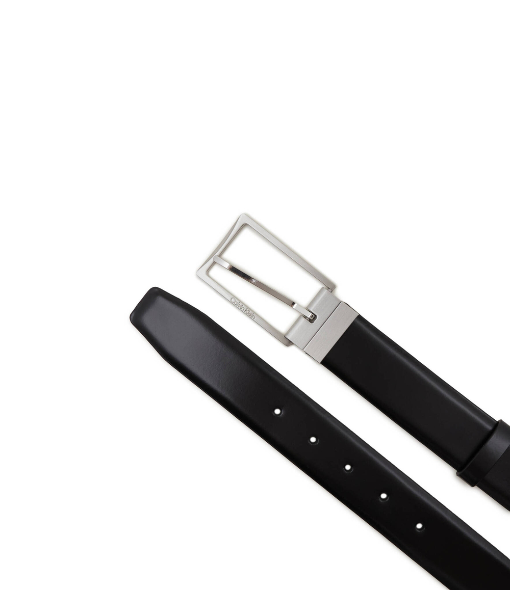 Кожаный ремень ADJ/REV SLIM FRAME 35MM Calvin Klein - черный(K50K510936)