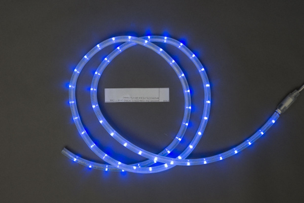 LED-СDL-2W-100M-220V-3.33CM-B синий,11.5мм, КР. РЕЗА 2М V1(оттенок)(продается целыми бухтами)