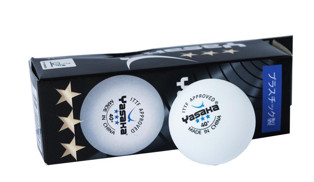 Yasaka 40+ 3*** ITTF (seam) 3-pcs