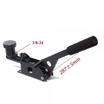 Ручной тормоз гидравлический универсальный чёрный с бачком