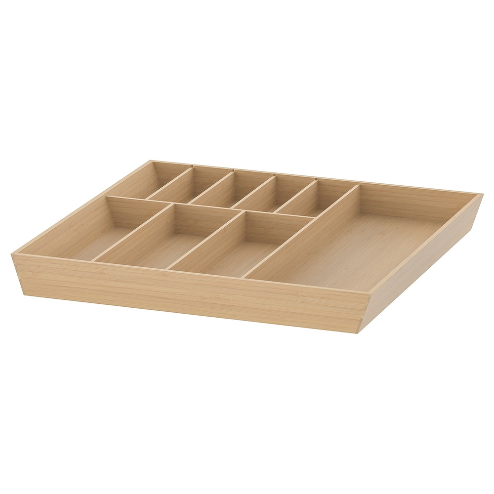 Лоток для столовых приборов IKEA UPPDATERA (УППДАТЕРА), Бамбук, 52х50 см