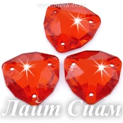 Пришивной триллиант Dongzhou с 3 отверстиями, Лайт Сиам