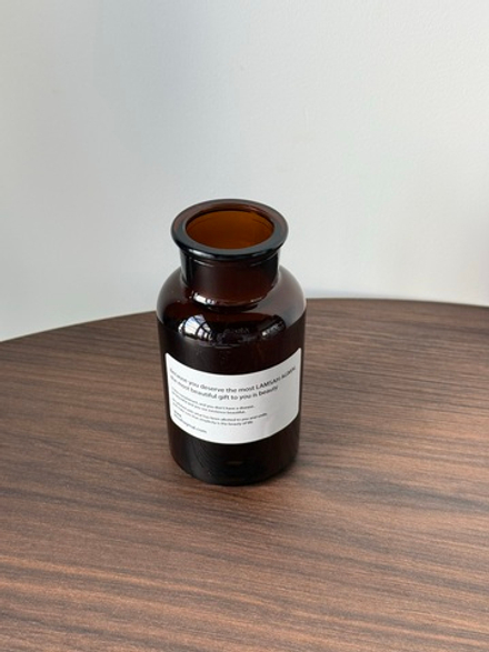 Ваза "Бутыль" Коричневая