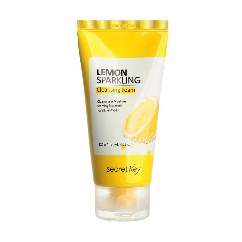 Освежающая лимонная пенка для умывания Secret Key Lemon Sparkling Cleansing Foam, 200 мл