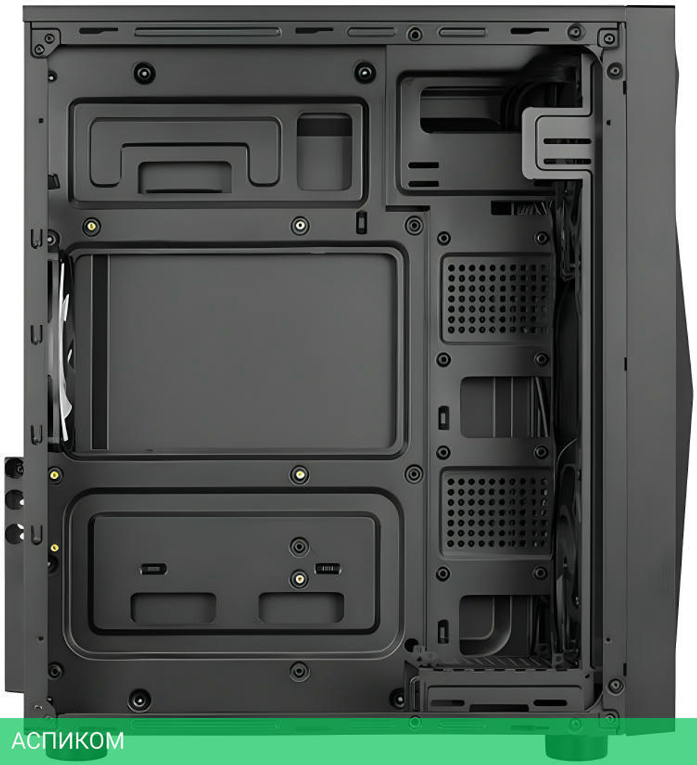 Корпус AeroCool ATX Без БП Glider (Cosmo-G-BK-v1)