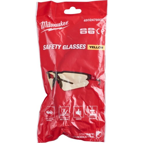 Очки защитные Milwaukee ENHANCED жёлтые