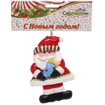 Подвеска Сandy «Дед Мороз» 12,7 см, в ассортименте