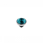Шарм Qudo Bottone Blue Zircon 8 мм 680112 BL/S