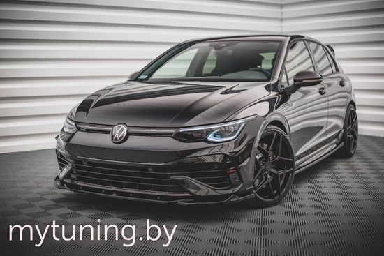Сплиттер бампера переднего V.3 для VOLKSWAGEN Golf VIII R (20-...)