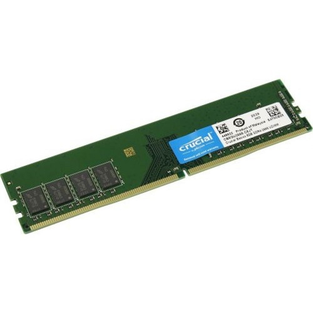 Crucial DDR4 DIMM 8GB CB8GU2666 PC4-21300, 2666MHz Basics Series