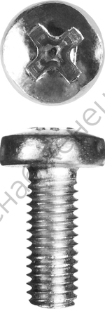 ЗУБР DIN 7985 кл. пр. 4.8, M5 x 12 мм, винт с полусферической головкой, цинк, 5 кг (303150-05-012)