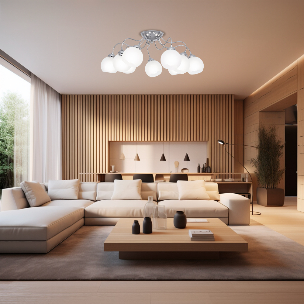 Citilux Лучиана CL147191 Люстра потолочная Хром