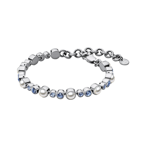 Браслет Dyrberg Kern SACHA SS LIGHT SAPPHIRE / WHITE PEARL 460097