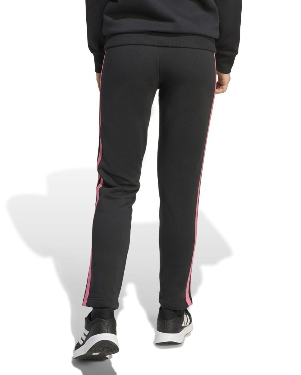 Брюки для девочки Adidas Kids Essentials 3-Stripes - black/pink fuchsia