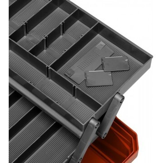 Ящик для снастей NISUS Tackle Box трехполочный оранжевый (N-TB-3-O)