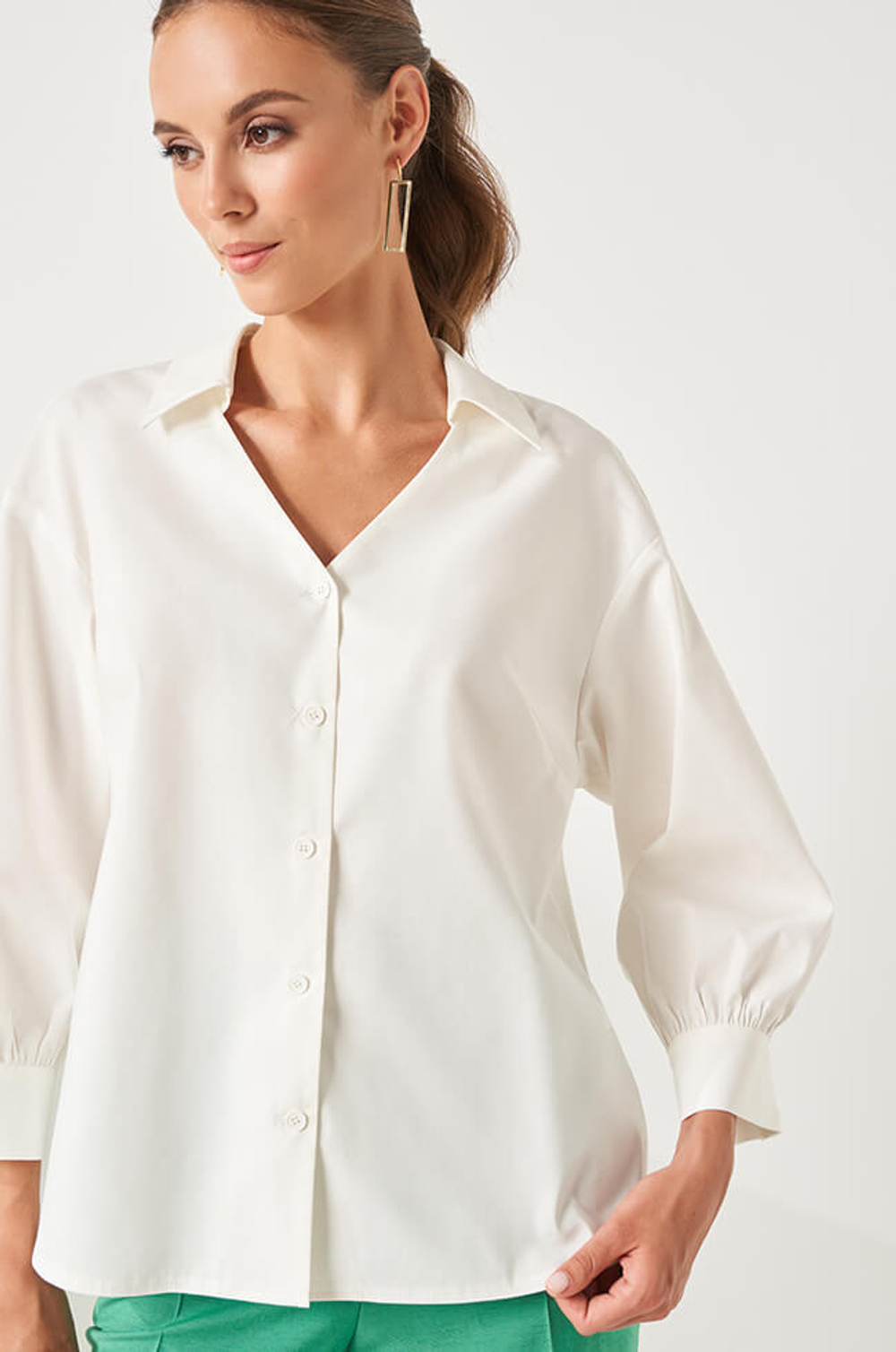 22821 Блузка женская (белый)