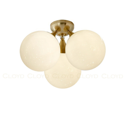 Потолочный светильник Cloyd TAOS-B FM3 / выс. 25 см - латунь (арт.10859)