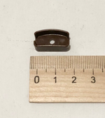 Заглушка нижнего утяжелителя-отвеса стального, цвет орех