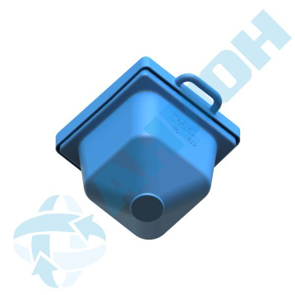 Бункер 45 л Анион 45 л. конусный (550x470x540см;синий) - арт.559502