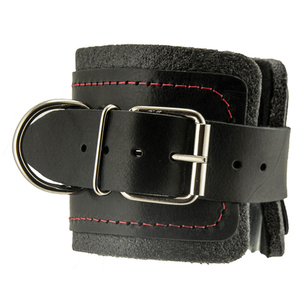 Манжета силовая на ногу ReKoy F153 кожаная, спортивная (1 шт)