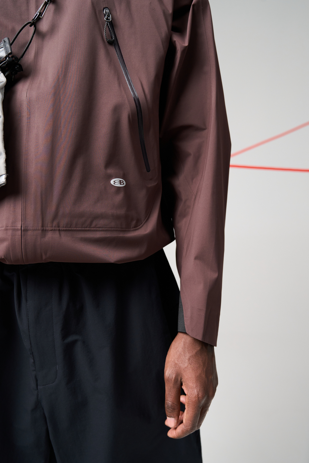 Куртка Nothomme Blue Monte Jingxing Waterproof Windbreaker "Magpie Brown"