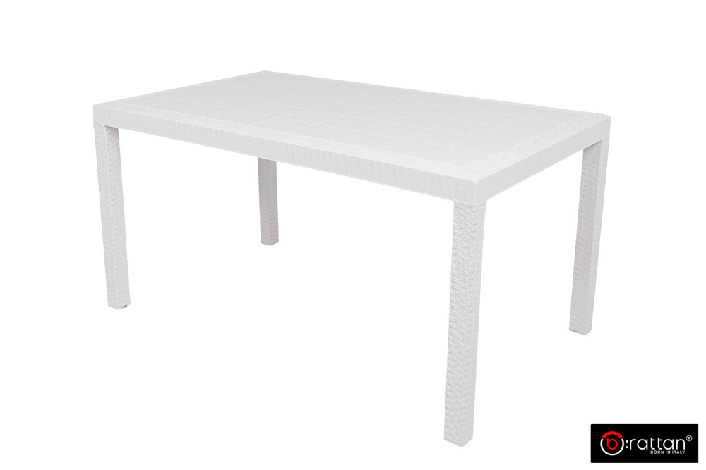 Комплект столовой группы Nebraska Dinner Set, белый