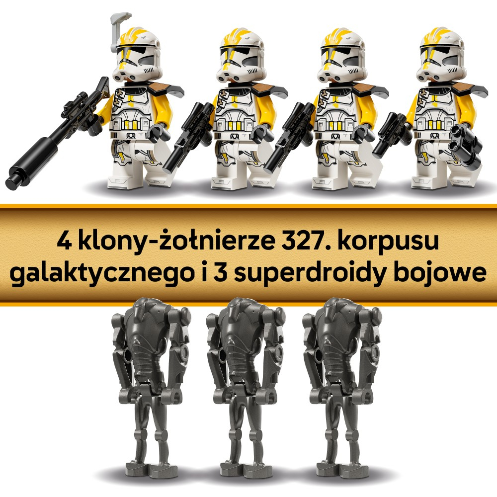 LEGO Star Wars - Боевой набор - клоновые солдаты из 327-го галактического корпуса 75431