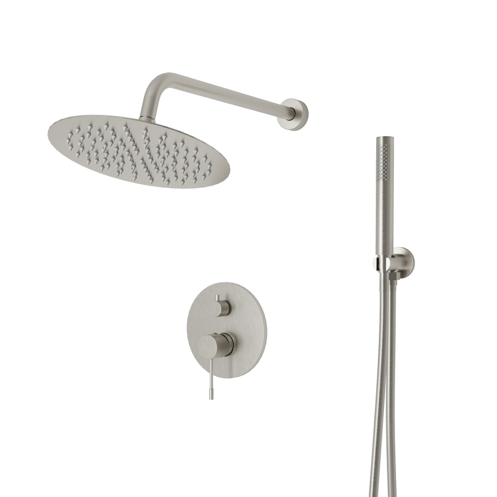 Душевой комплект Vincea Desire VSFW-1D1BN встраиваемый, 2 режима, 25см S304 верх душ, брашированный никель