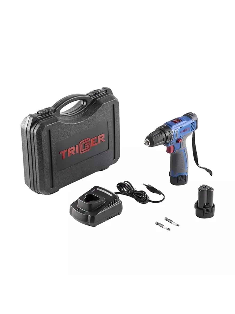 Дрель шуруповерт аккум 10мм 12В Li-ion 2х1,5Ач 20101