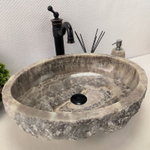 Раковина из оникса Erozy Grey EO-62273 (51*41*15) 0096