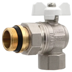 Кран VIEIR шар. с амер. с кольцевым уплотнением 1/2" угловой VER47A