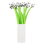 Ручка шариковая, Basir, синие чернила, серия "Панда", гибкий корпус с фигуркой, 48 шт