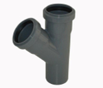 Тройник канализационный 50/50/45° 4052