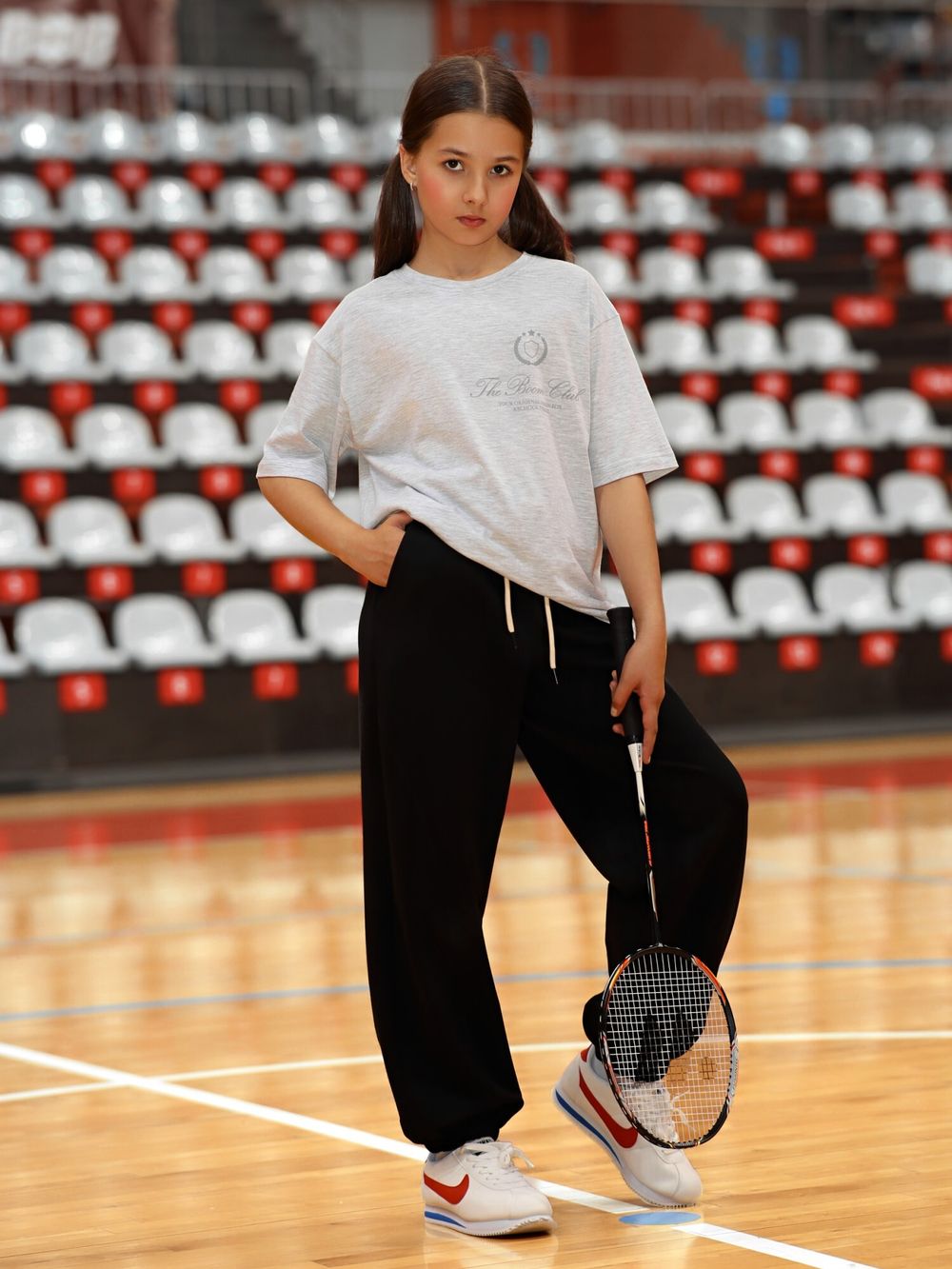 Брюки для девочки Успех-3 Виотекс ЧЁРНЫЙ