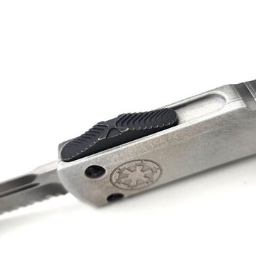 Автоматический нож Microtech MT_121-2SAD Ultratech S/E, рук-ть Sandtrooper, клинок полусеррейтор