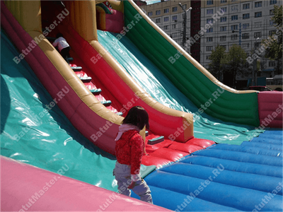 Коммерческий надувной батут "Сафари парк" 13*6*6 м