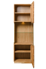 Шкаф с витриной из массива дуба Parma-1