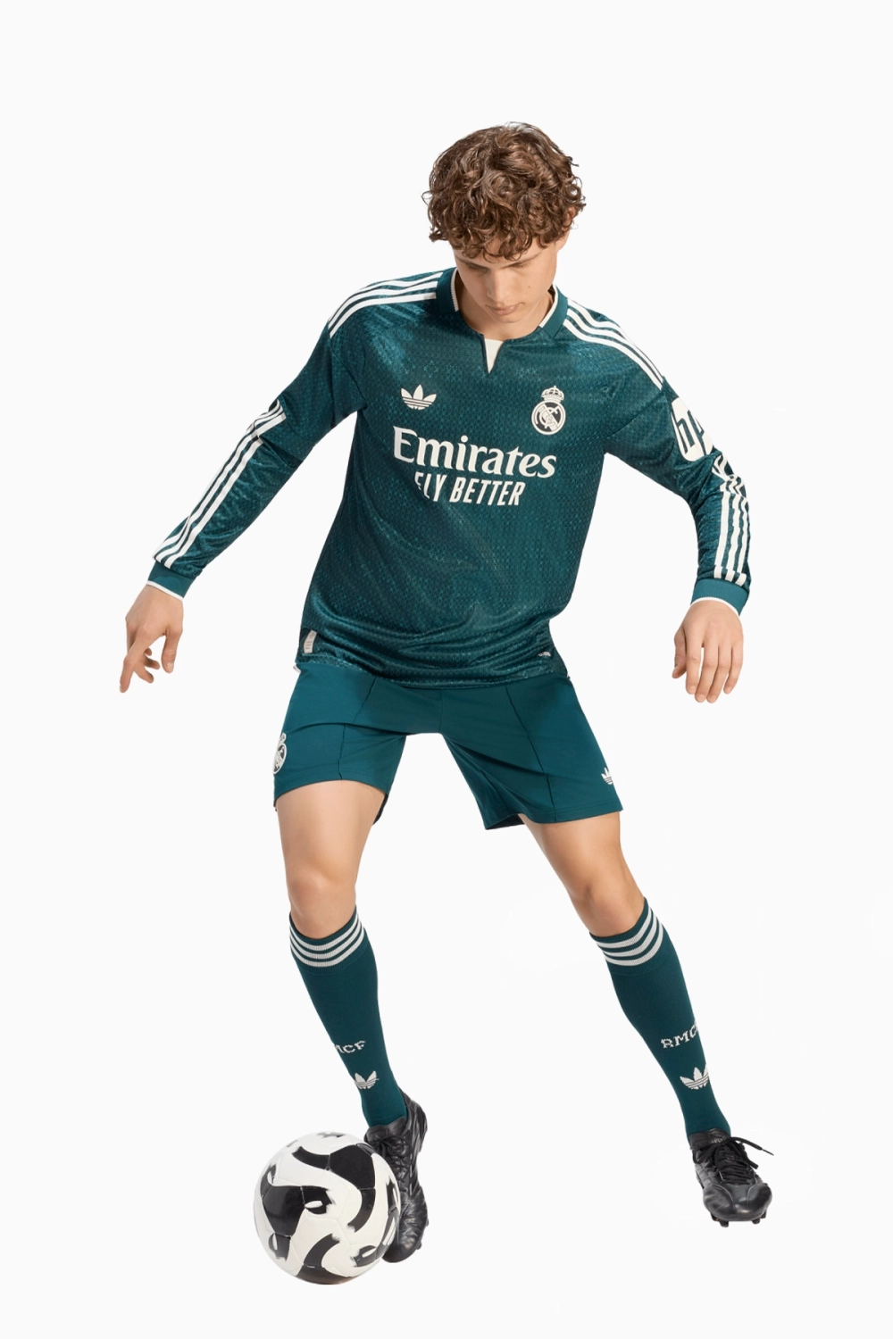 Футболка с длинными рукавами adidas Real Madrid 26/27 Away Authentic - зеленый