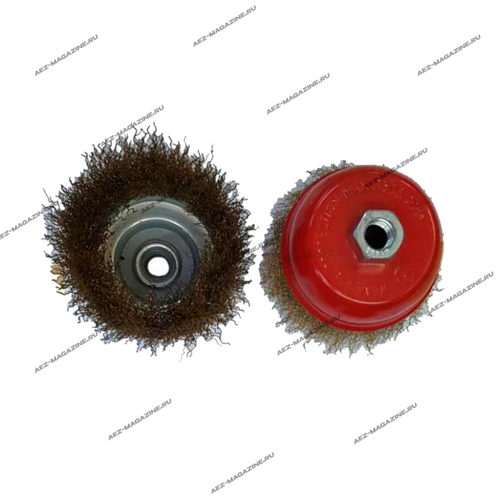 Насадка мягкая зачистная для УШМ диаметр 3", посадка под резьбу М14