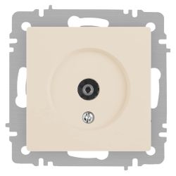 Розетка Intro Accent 6-301-02 TV одиночная, IP20, СУ, слоновая кость