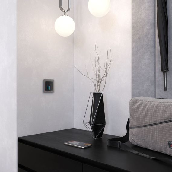 Рамка Werkel Acrylic на 1 пост графит W0012704 4690389184833