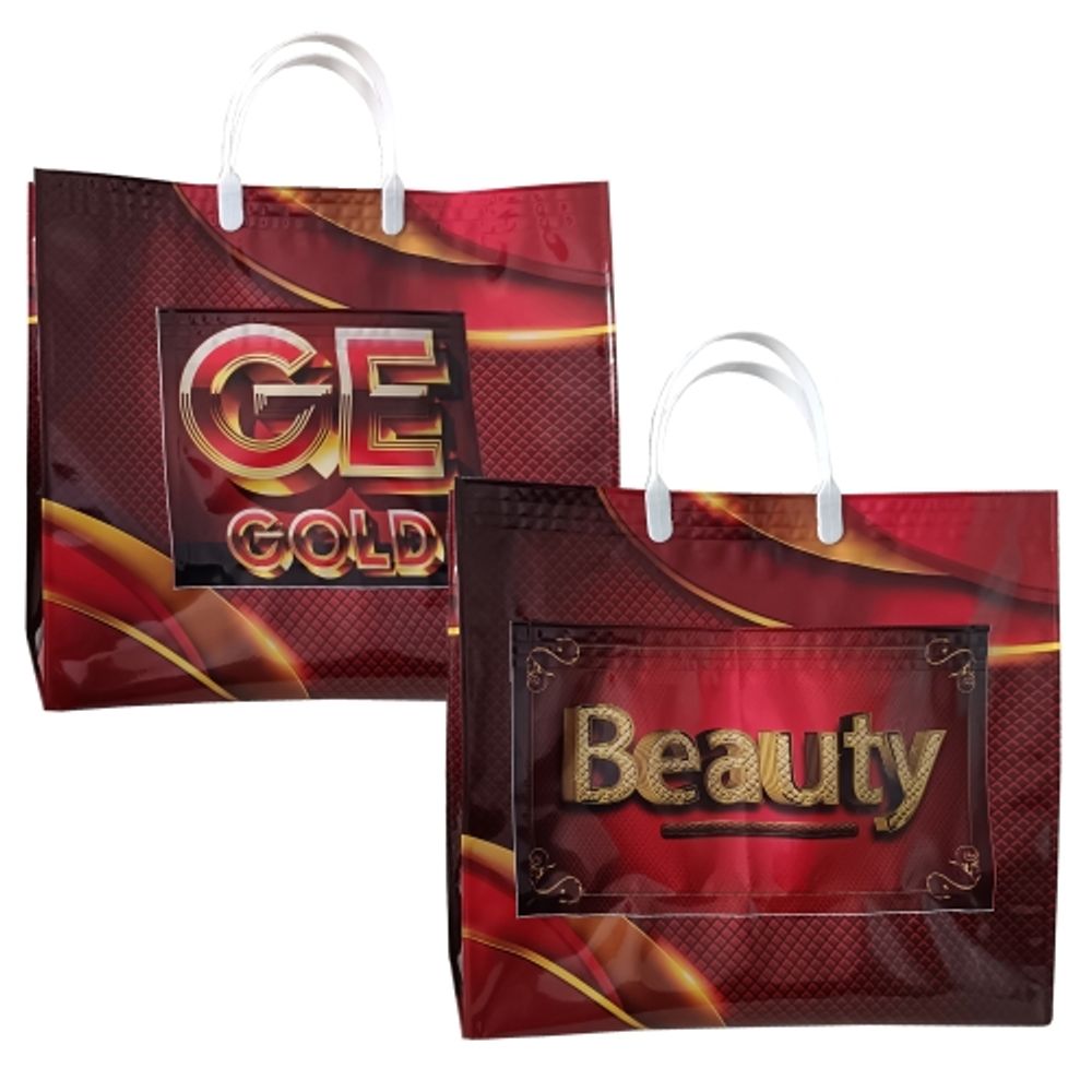 Сумка-пакет "Рубин" 34+10x39+10см с карманами