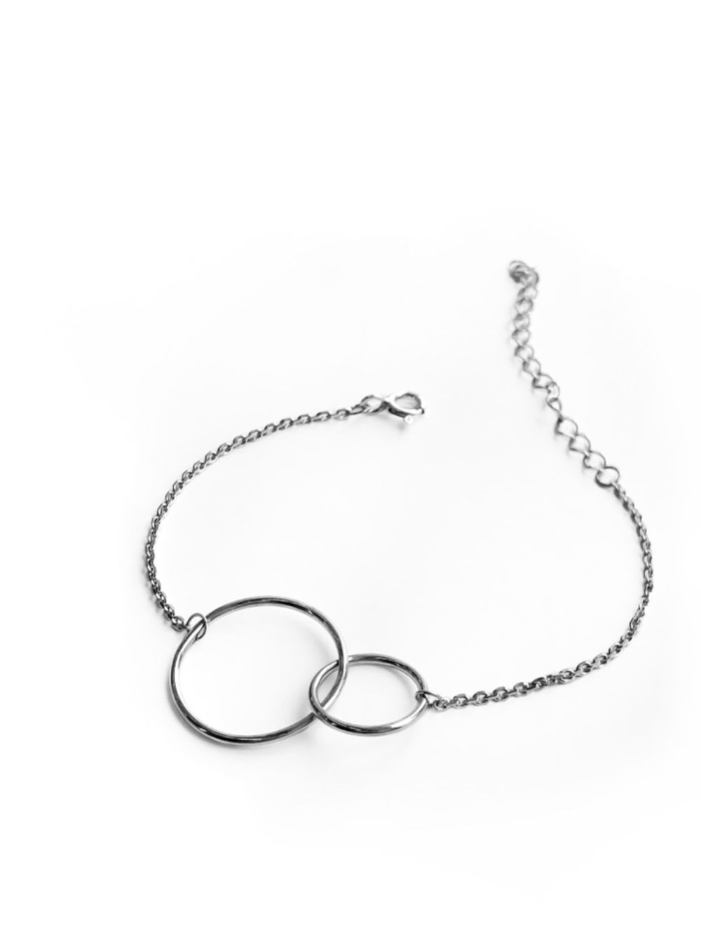 Браслет Бесконечность с двумя кольцами