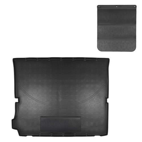 Коврик в багажник Norplast для Peugeot 5008 (2017-) Черный, сложенный 3-й ряд, арт.NPA00-T64-530-APP